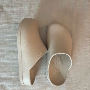 Crocs Cream Clogs